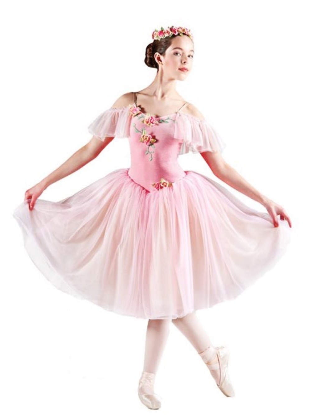 Victoria Dancewear Giselle Pink Ballet Dance Dress Costume S/A Small Adult